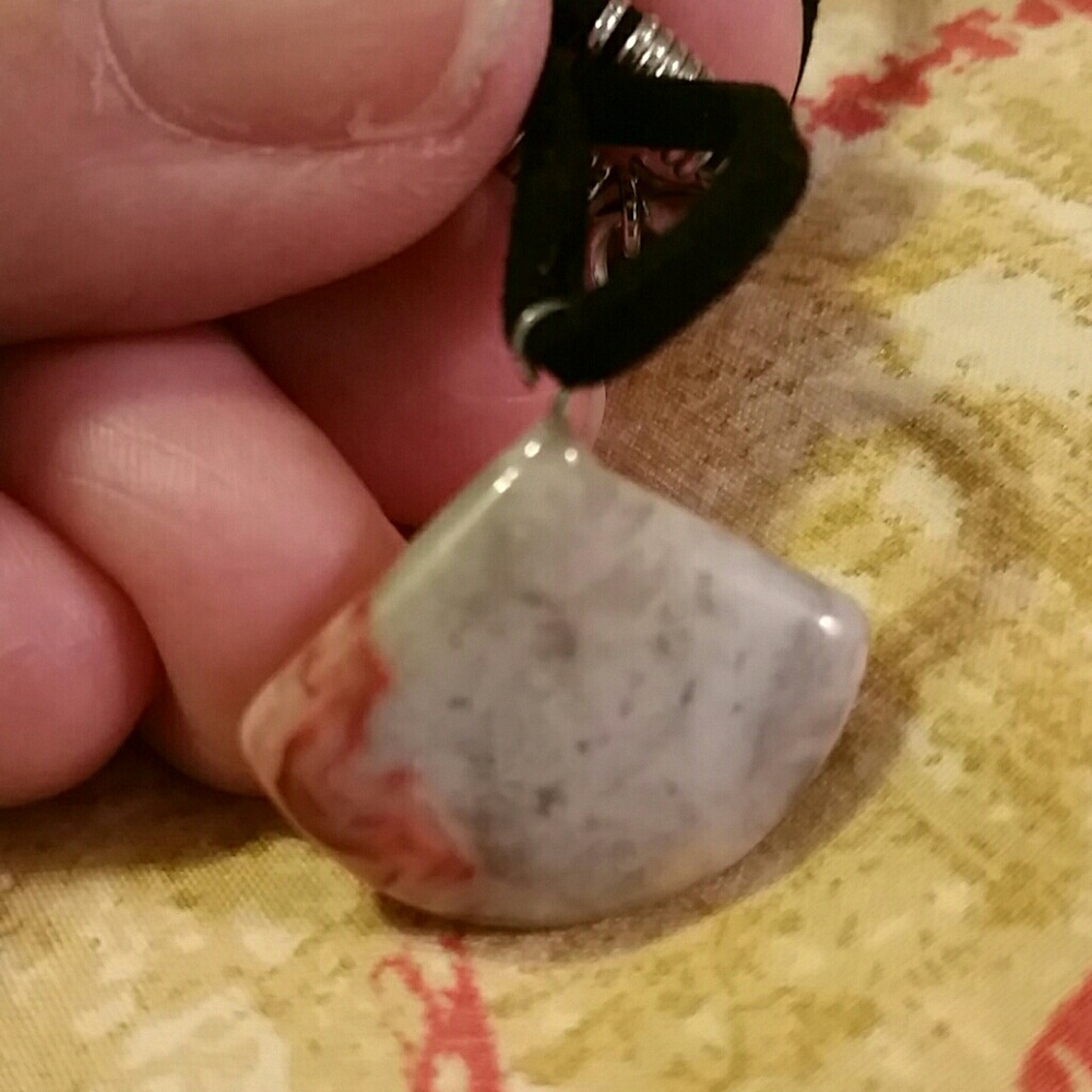 NEW Crazy Lace agate necklace Peaceful